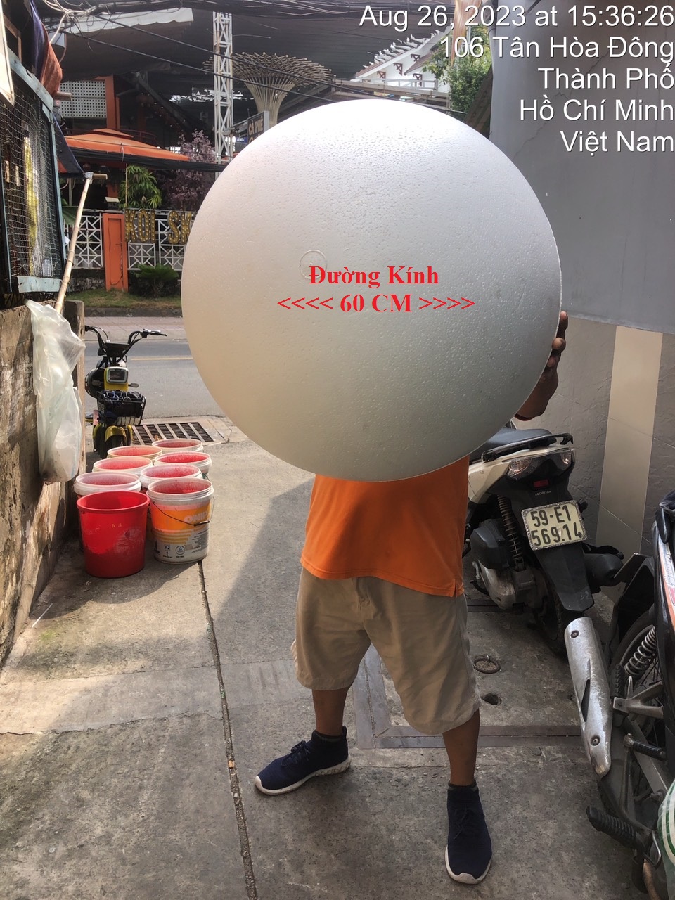 Banh Xốp Đường Kính 30cm - Giá Bán 1 Banh
