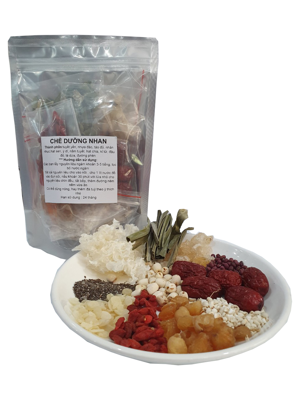 CHÈ DƯỠNG NHAN 12 VỊ [100gram]