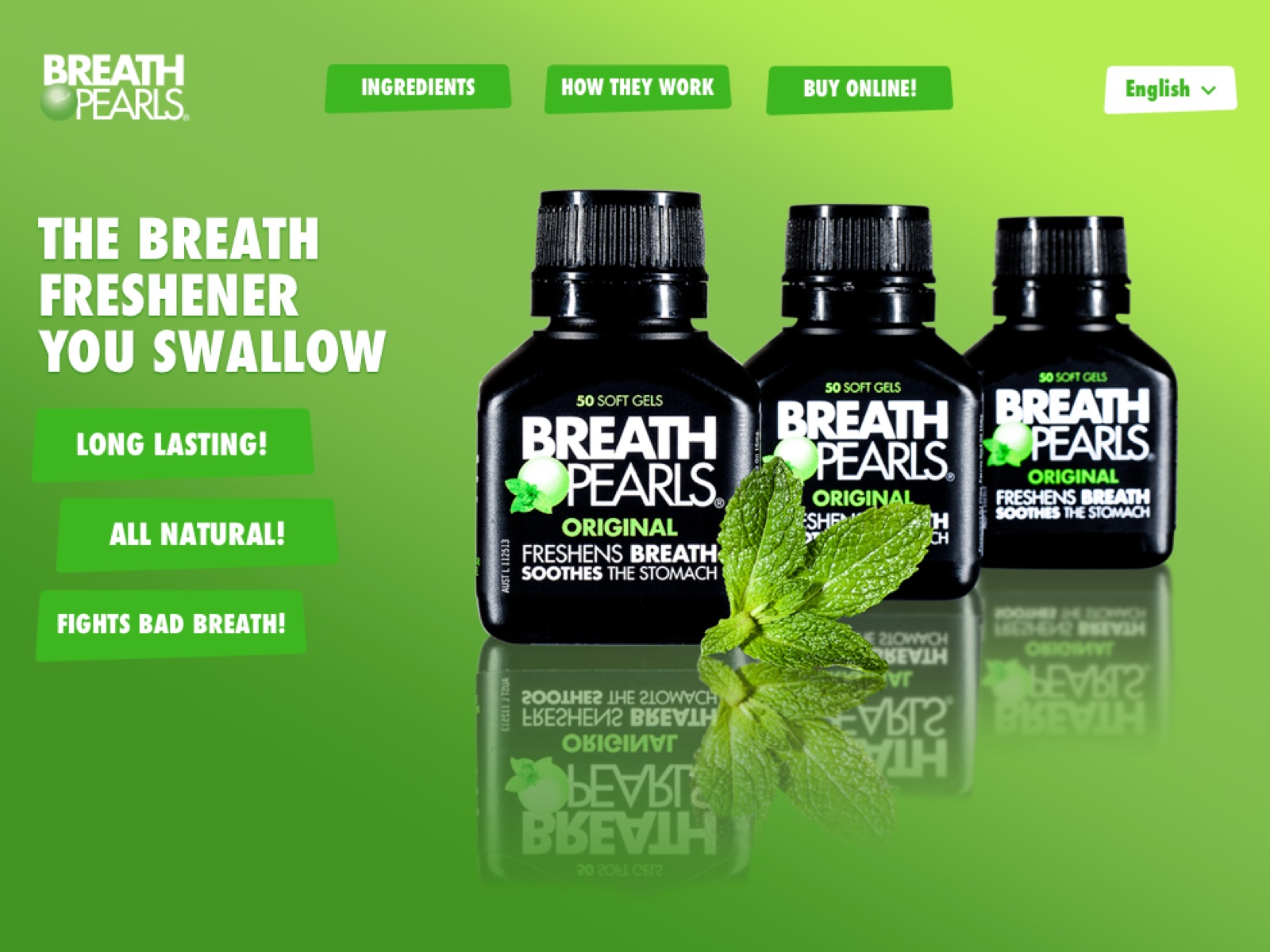 [HCM]VIÊN UỐNG THƠM MIỆNG - Hàng ÚC- BREATH PEARLS