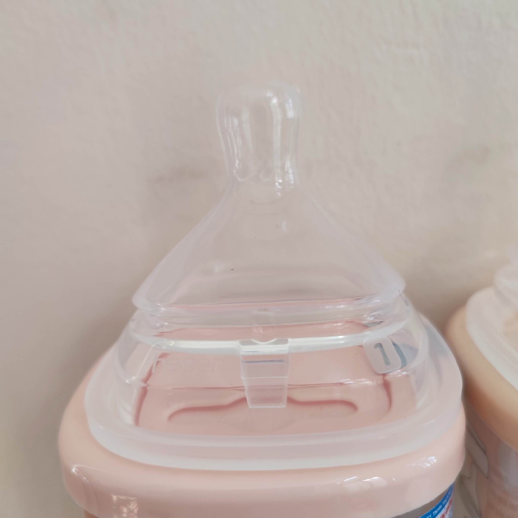 Núm ti bình sữa hegen siêu mềm đủ size