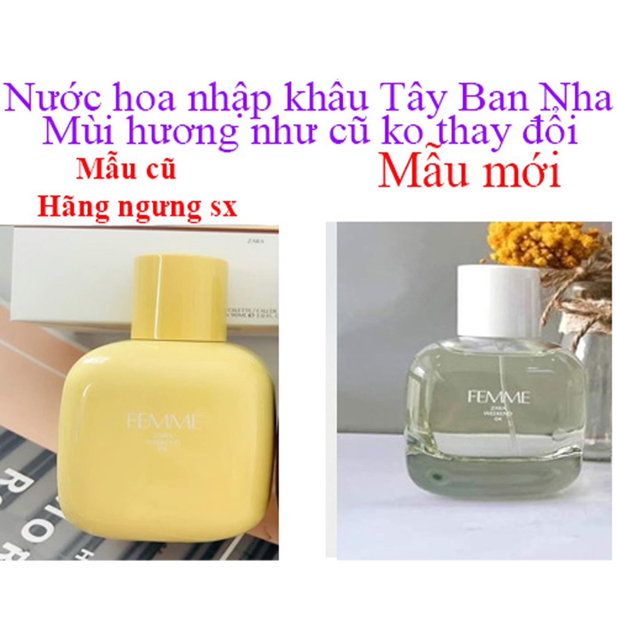 Q11 nước hoa nữ zara femme 90ml