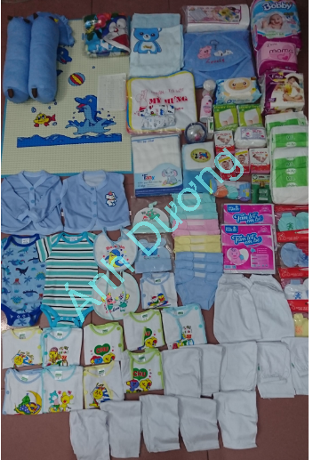 Trọn gói đồ sơ sinh cao cấp cho bé trai, bé gái