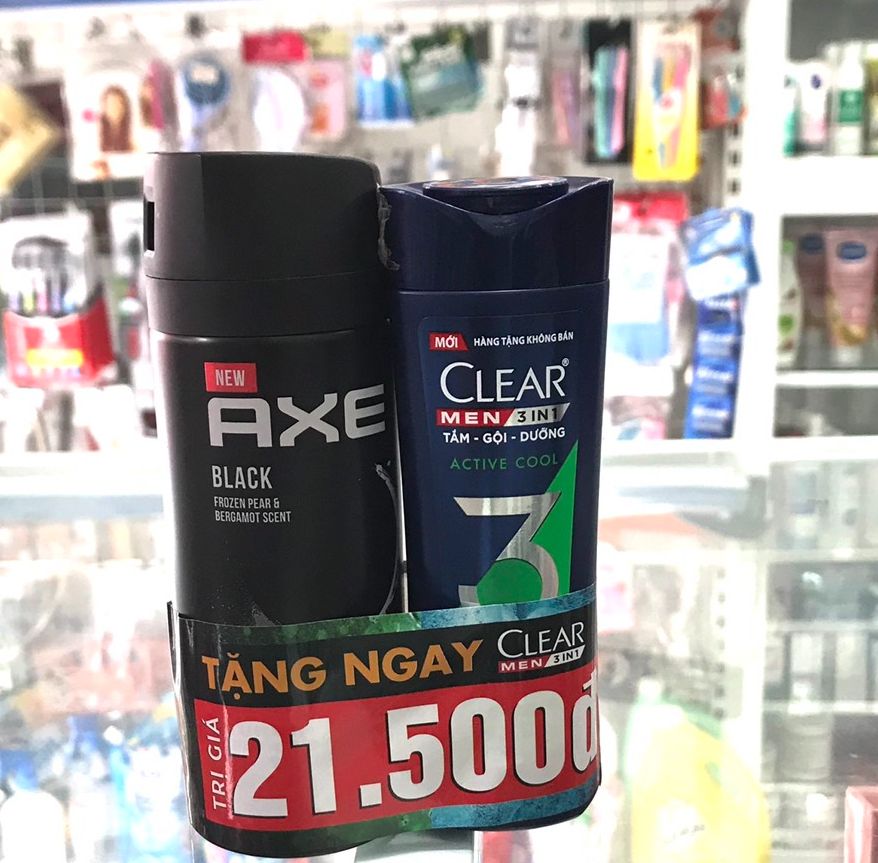 Xịt khử mùi Axe Black hương Nồng nàn chai 150ml