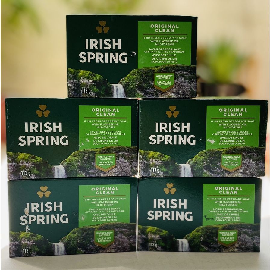 Xà bông cục Irish Spring của Mỹ 113g