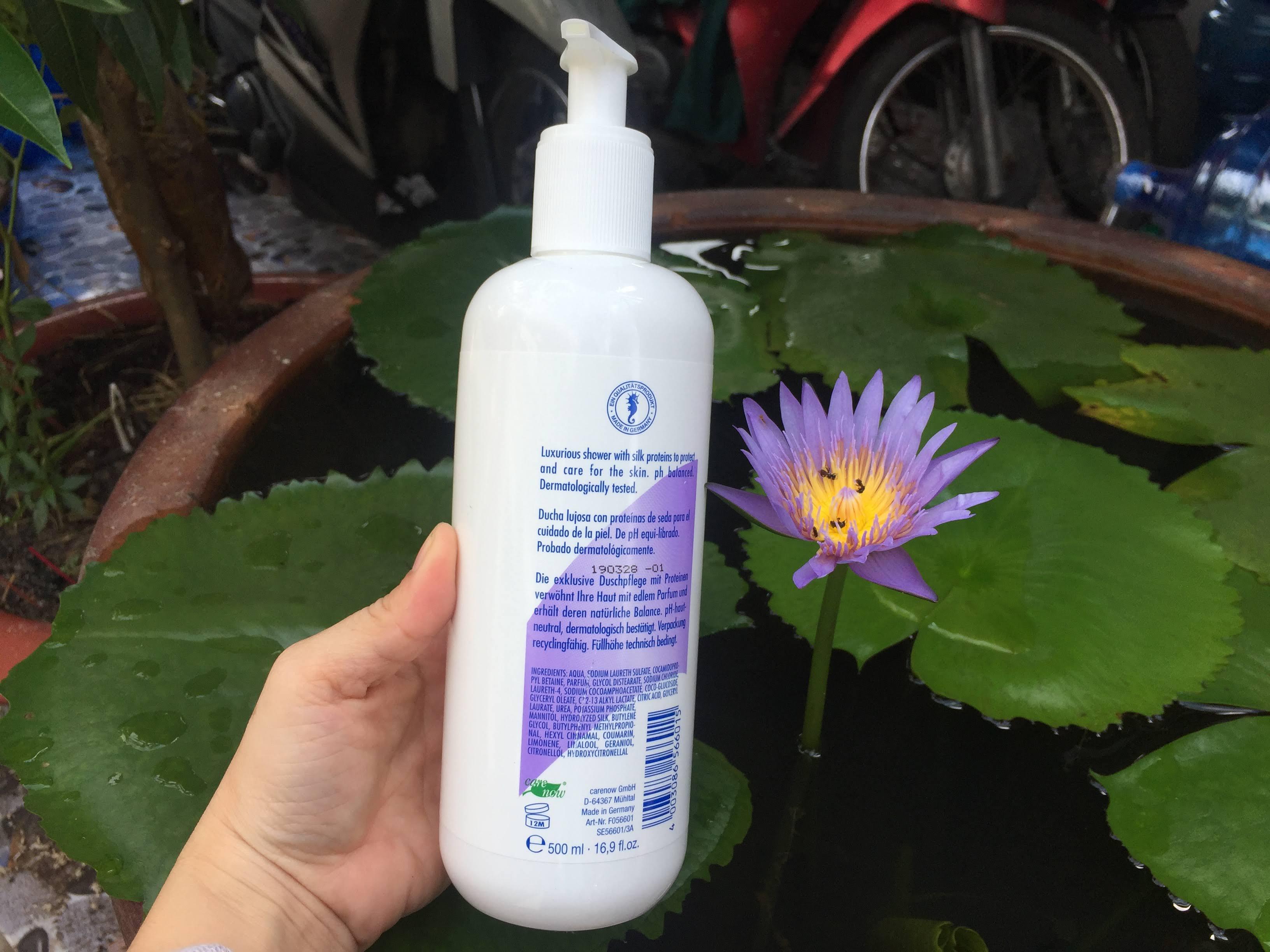 Sữa tắm cá Ngựa Đức có vòi 600 ml thơm mịn da