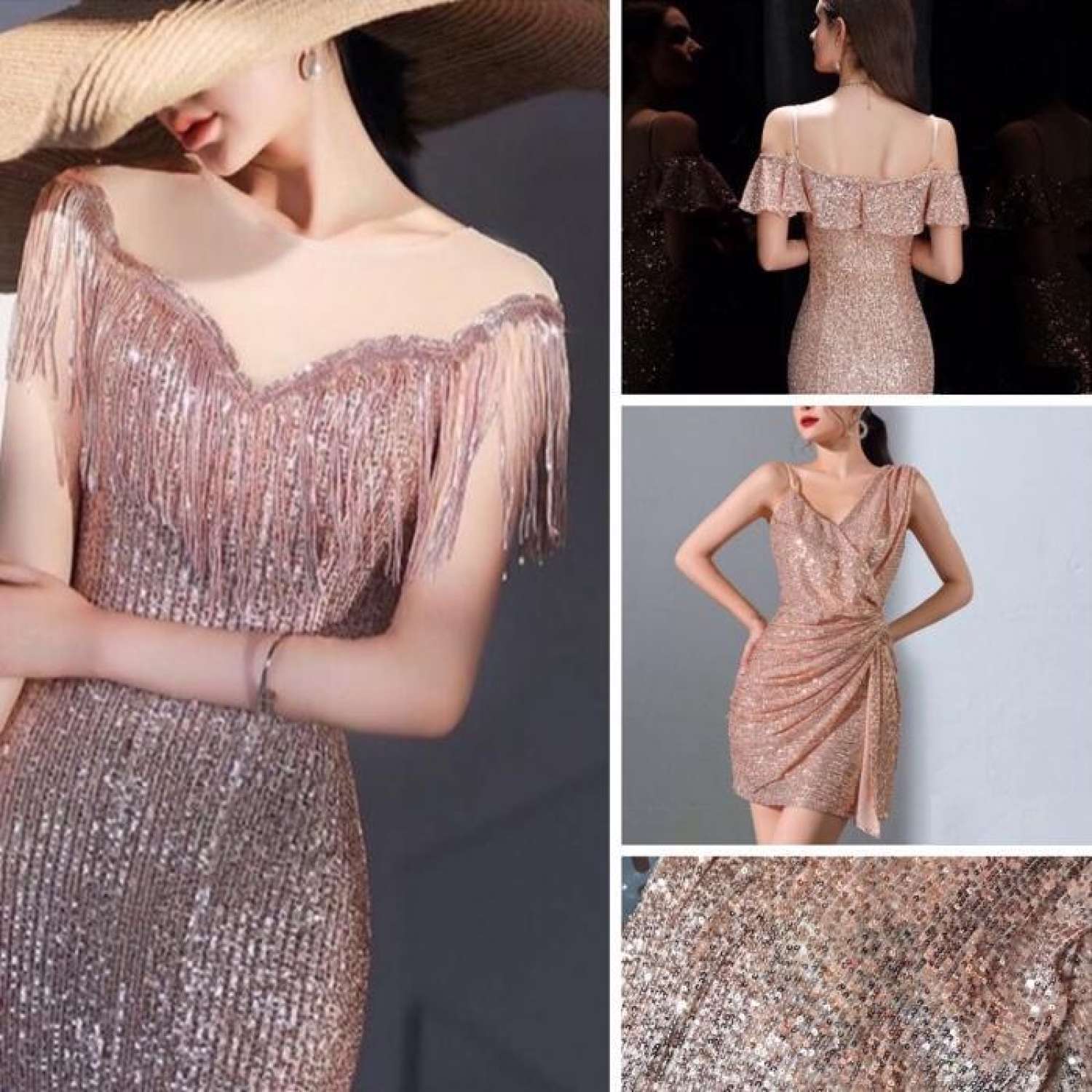 Vải Thun Kim Sa Lấp Lánh Co Giãn 4 Chiều (loại cốt tông dày) rộng 1,3m