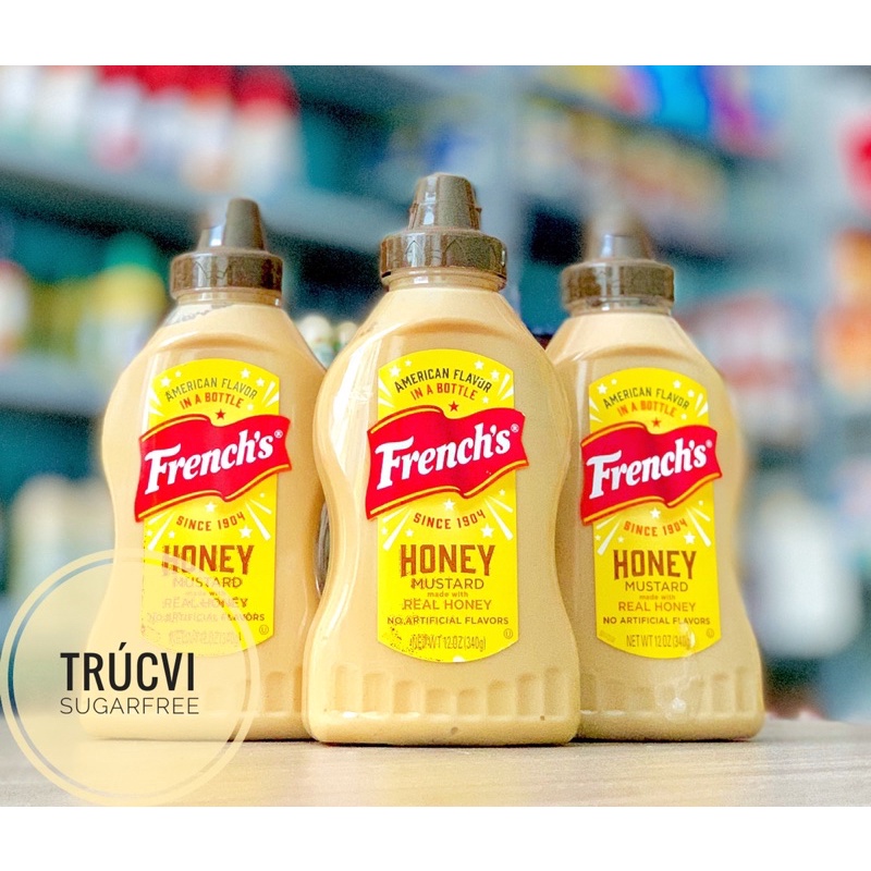 Sốt FRENCH’S Honey Mustard Sauce ( ăn kiêng, eat clean)