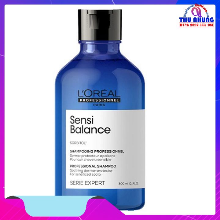 Dầu gội l'oreal sensi balance sorbitol 2021 da đầu nhạy cảm 300ml