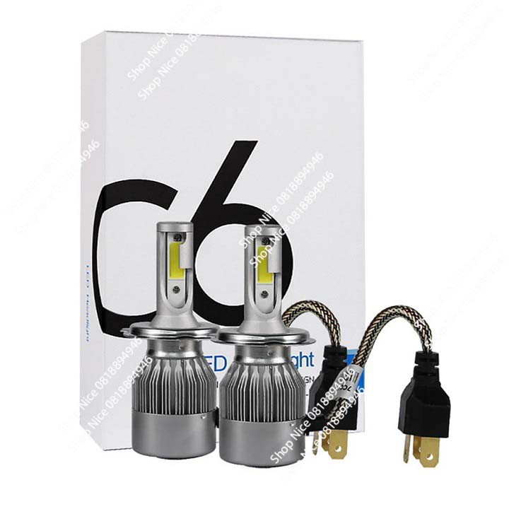 Hàng Chất giá tốt Đèn Led xe máy C6 - 2 tim giá 1 đôi