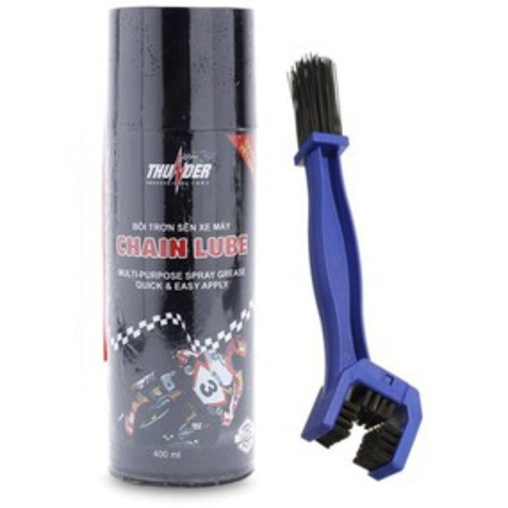 Dưỡng sên xe máy ThunDer, rửa xích xe 400ml