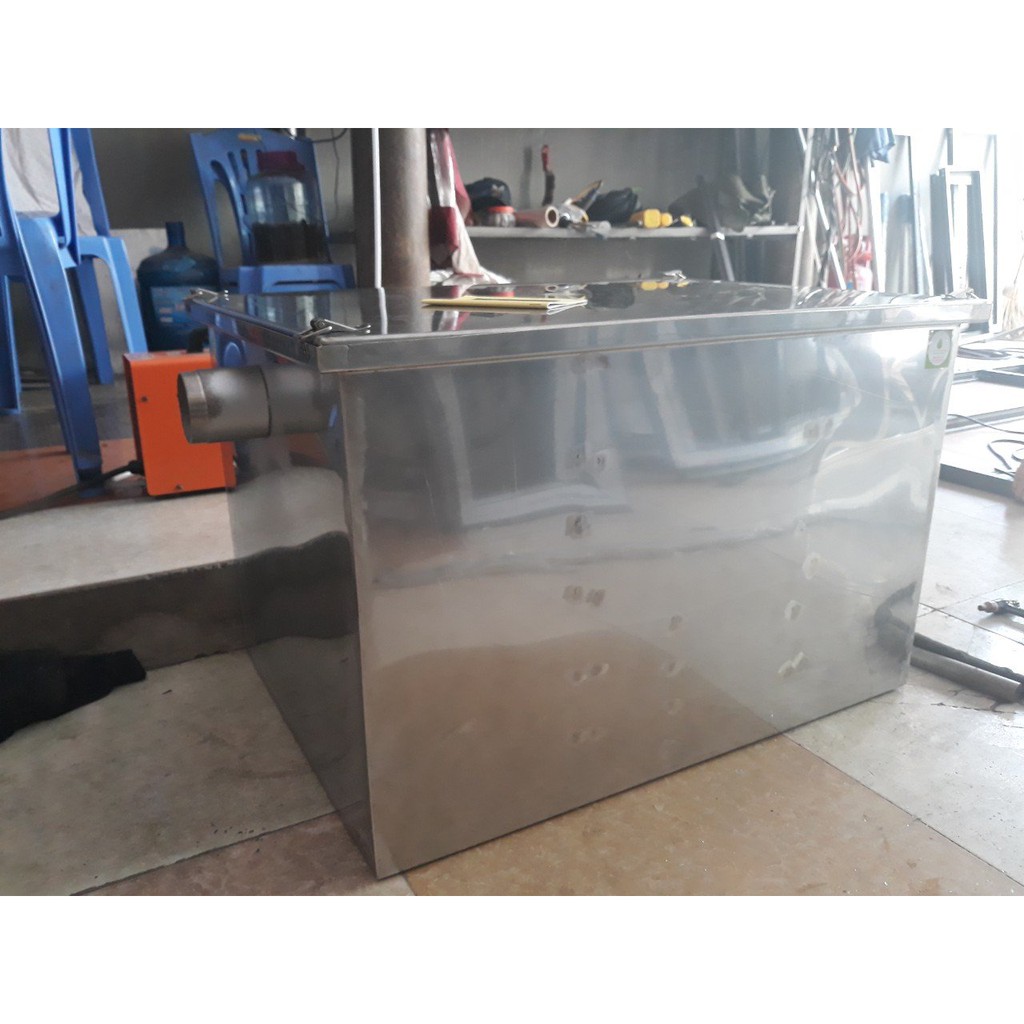 Bể Tách Mỡ Chất Liệu Inox Loại 50 Lít - Bẫy Mỡ