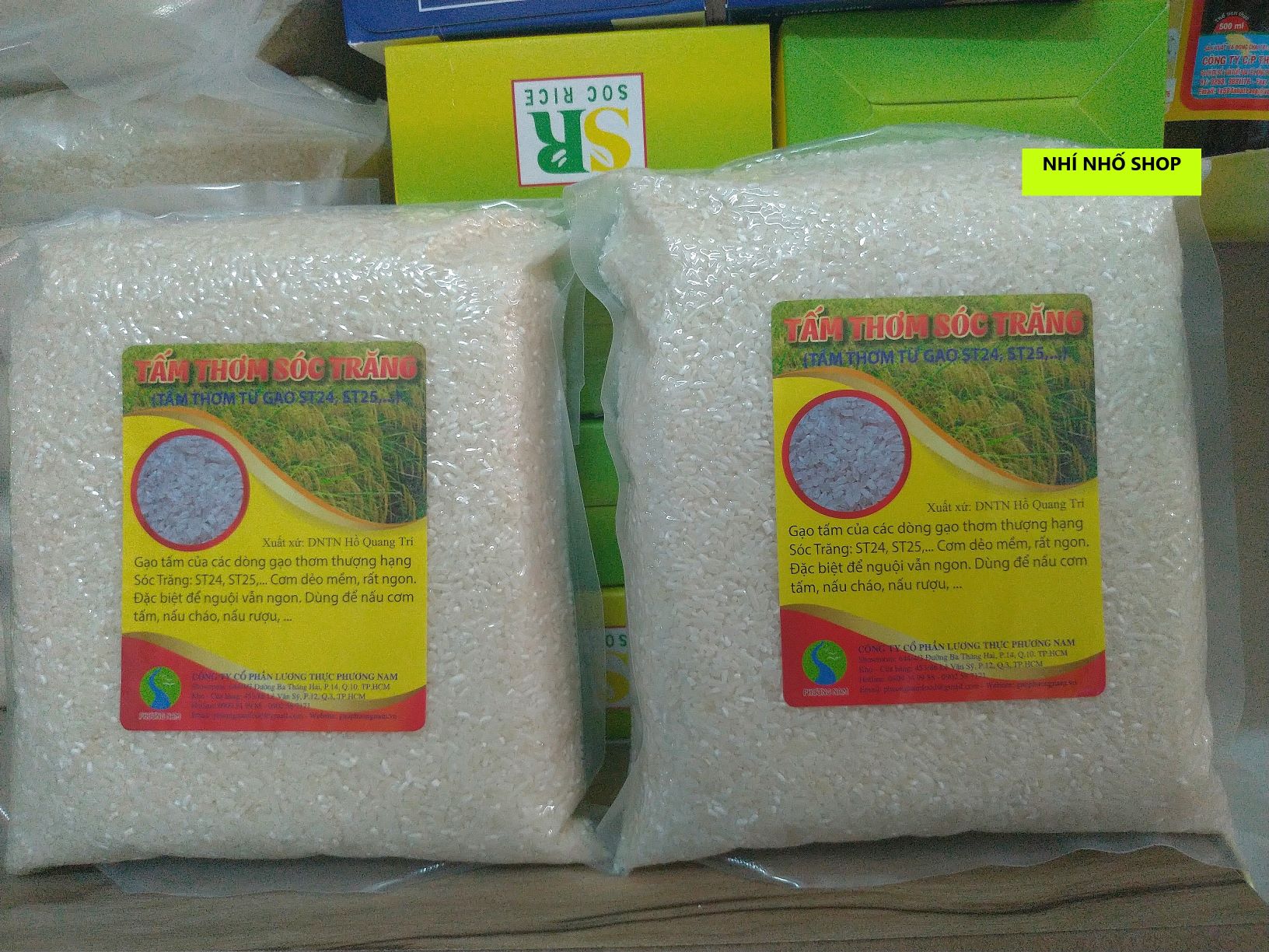 St25 Soc Trang Fragrant Rice (1kg Vacuum-Sealed Bag)