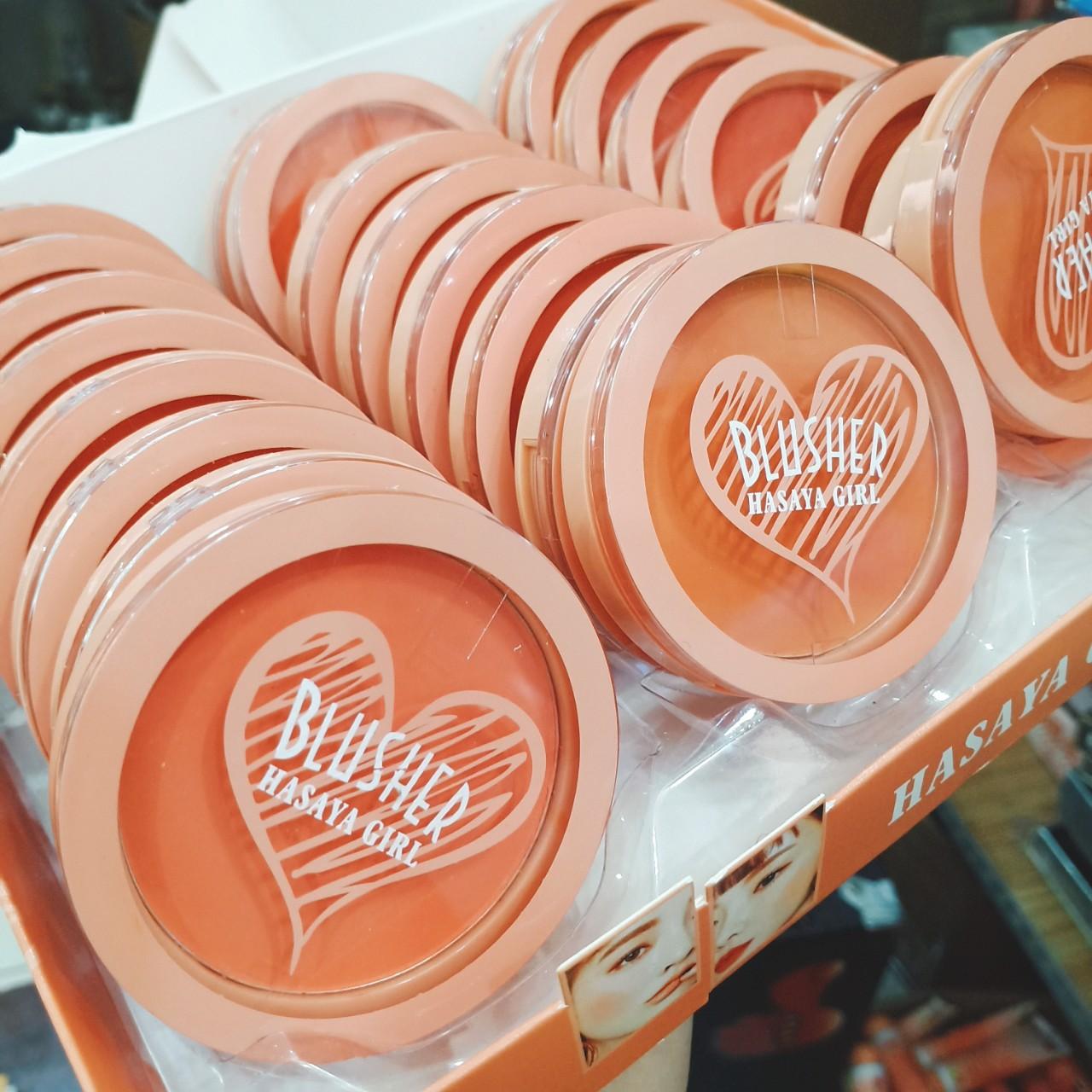 Má Hồng tim Tone cam Blusher Hasayal Girl
