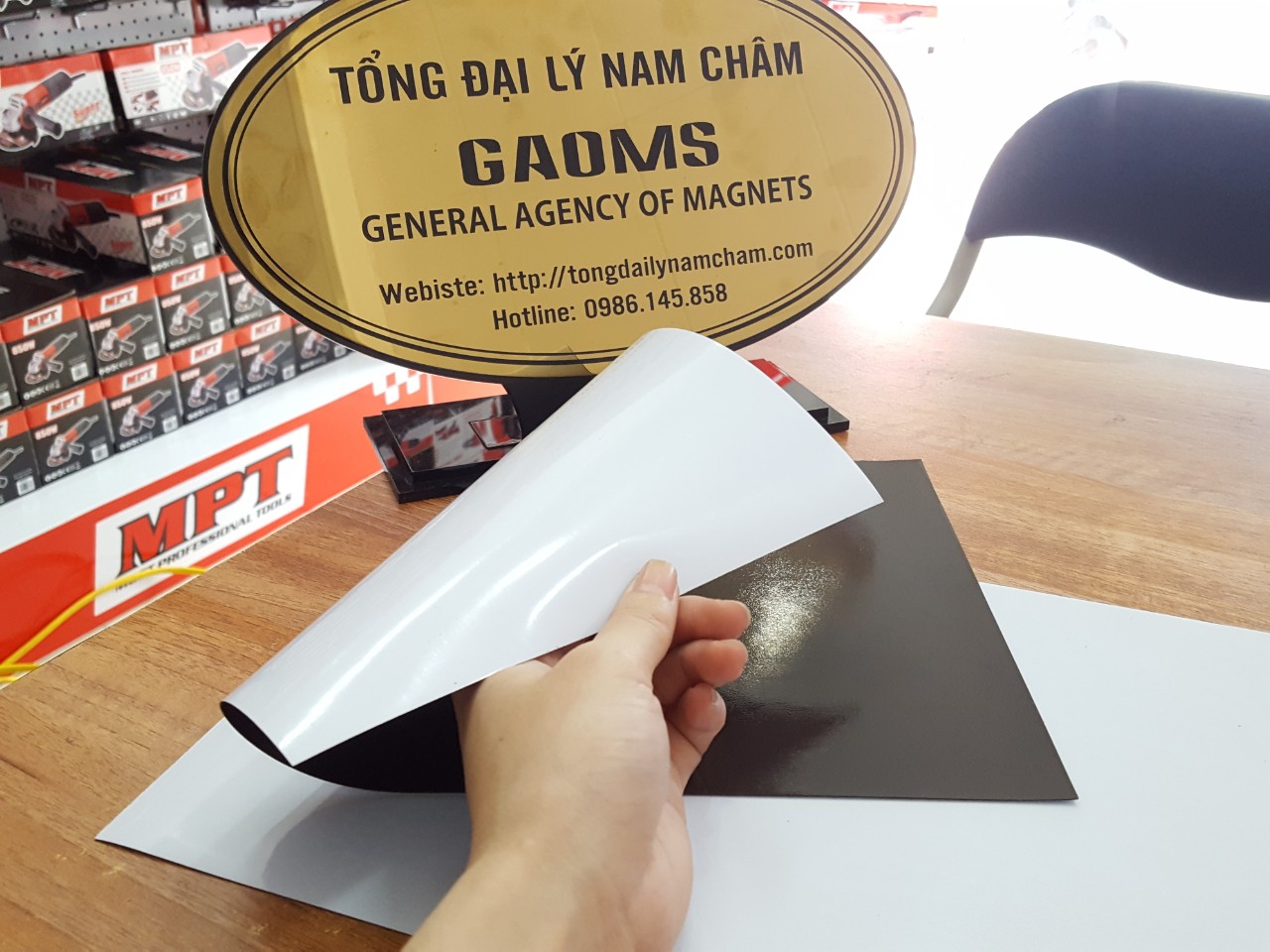 Tấm nam châm dẻo A4 các màu ( giá 1 tấm )