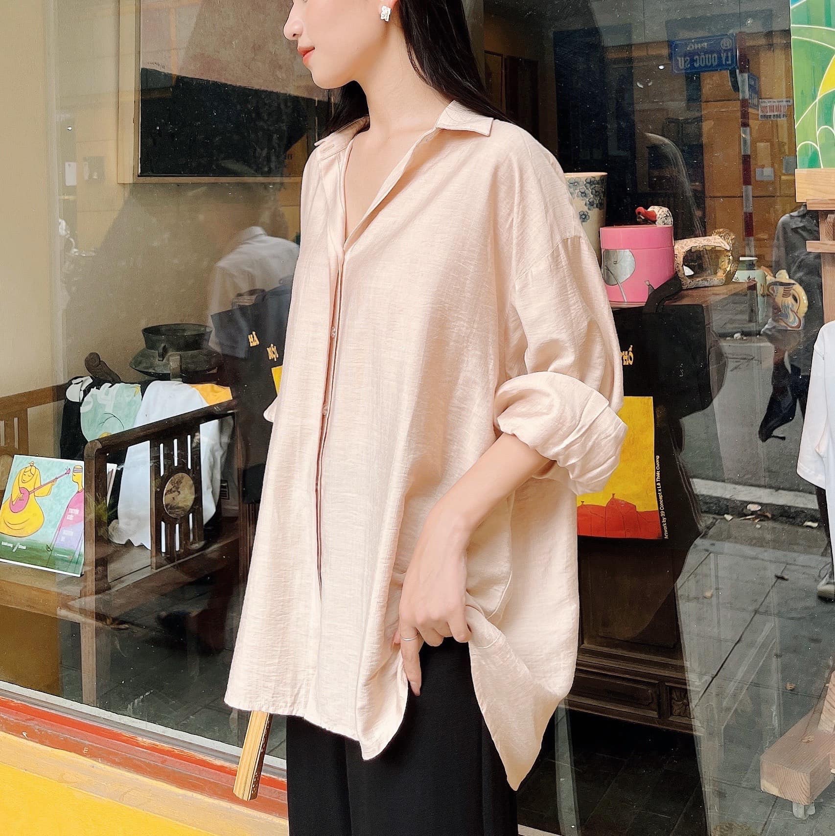 [Xéo Xọ] Áo sơ mi Anne (Cream)