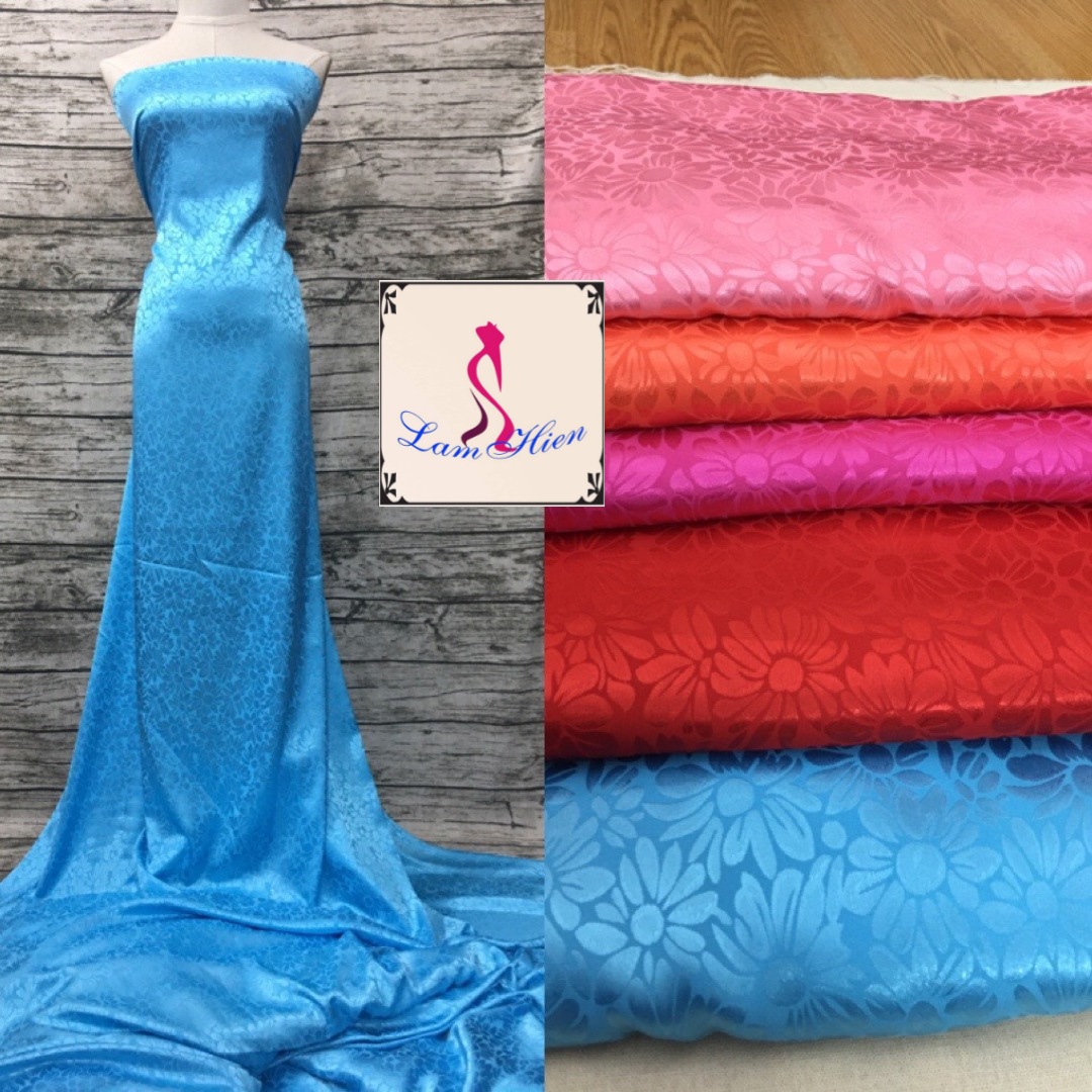 Vải gấm may áo dài, may áo bà ba cực đẹp