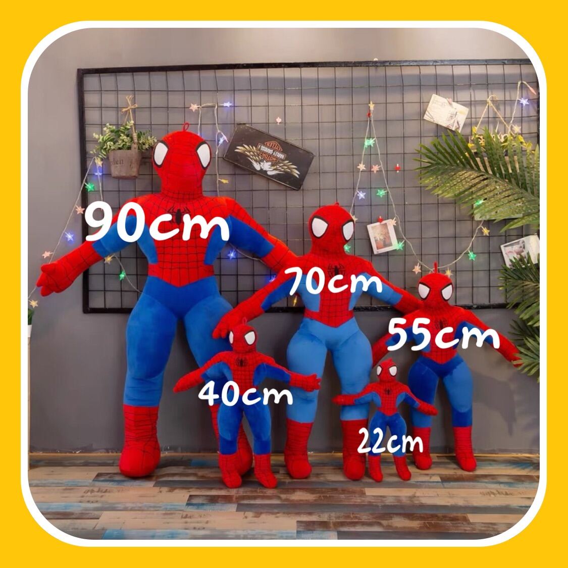 Thú bông siêu nhân nhện -spider man nhồi bông cao cấp