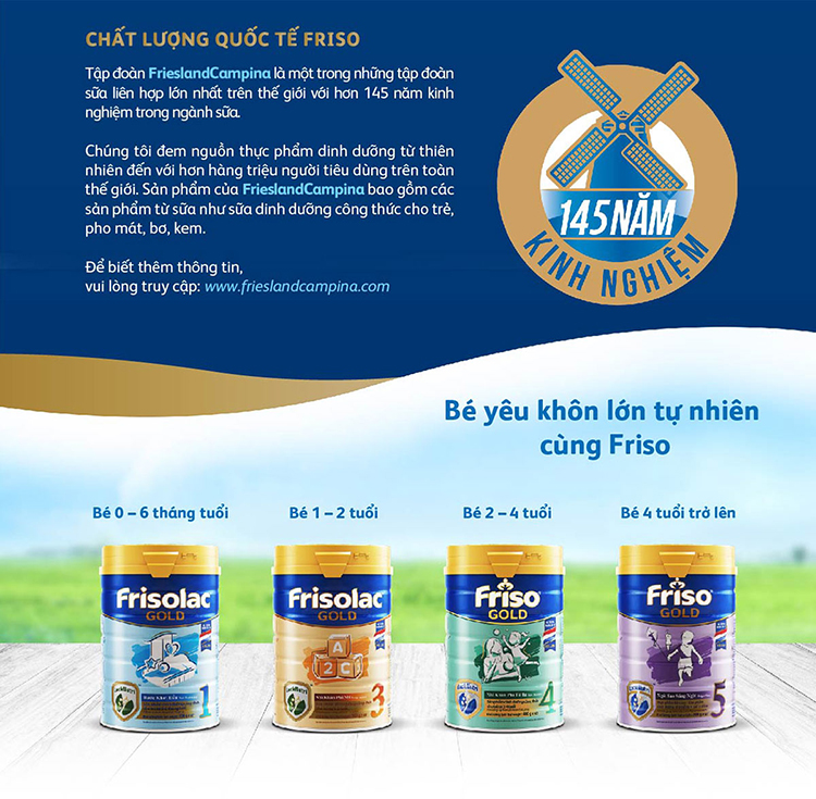 Combo 2 Lon Sữa Bột Frisolac Gold 3 850g ( cho bé 1-2 tuổi ) HSD:04/07/2025