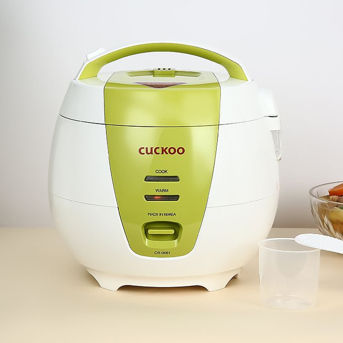 Rice cooker cuckoo cr-0661 grvncv 1.0 liter genuine goods-warranty 2 years, electronic rice cooker cuckoo Korea easy use rice cooking delicious fast nine-safety Mart official