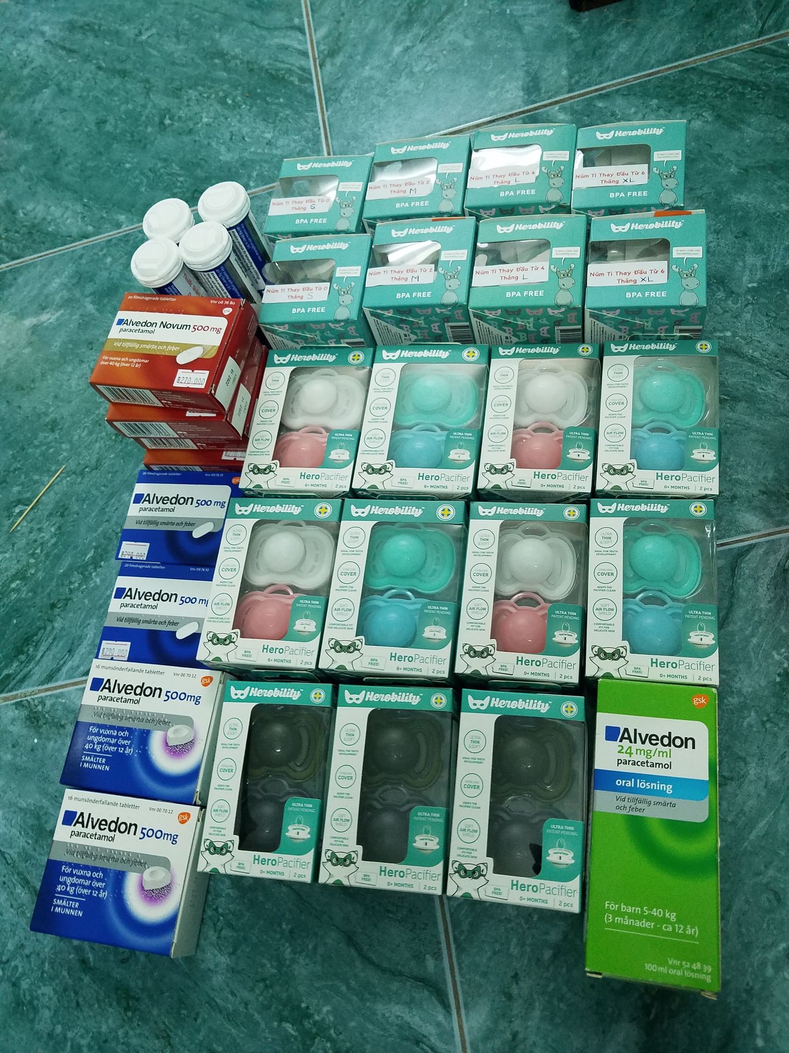 [HCM]NÚM TI THAY ĐẦU HEROBILITY Núm ti mềm mô phỏng bầu bú mẹ
