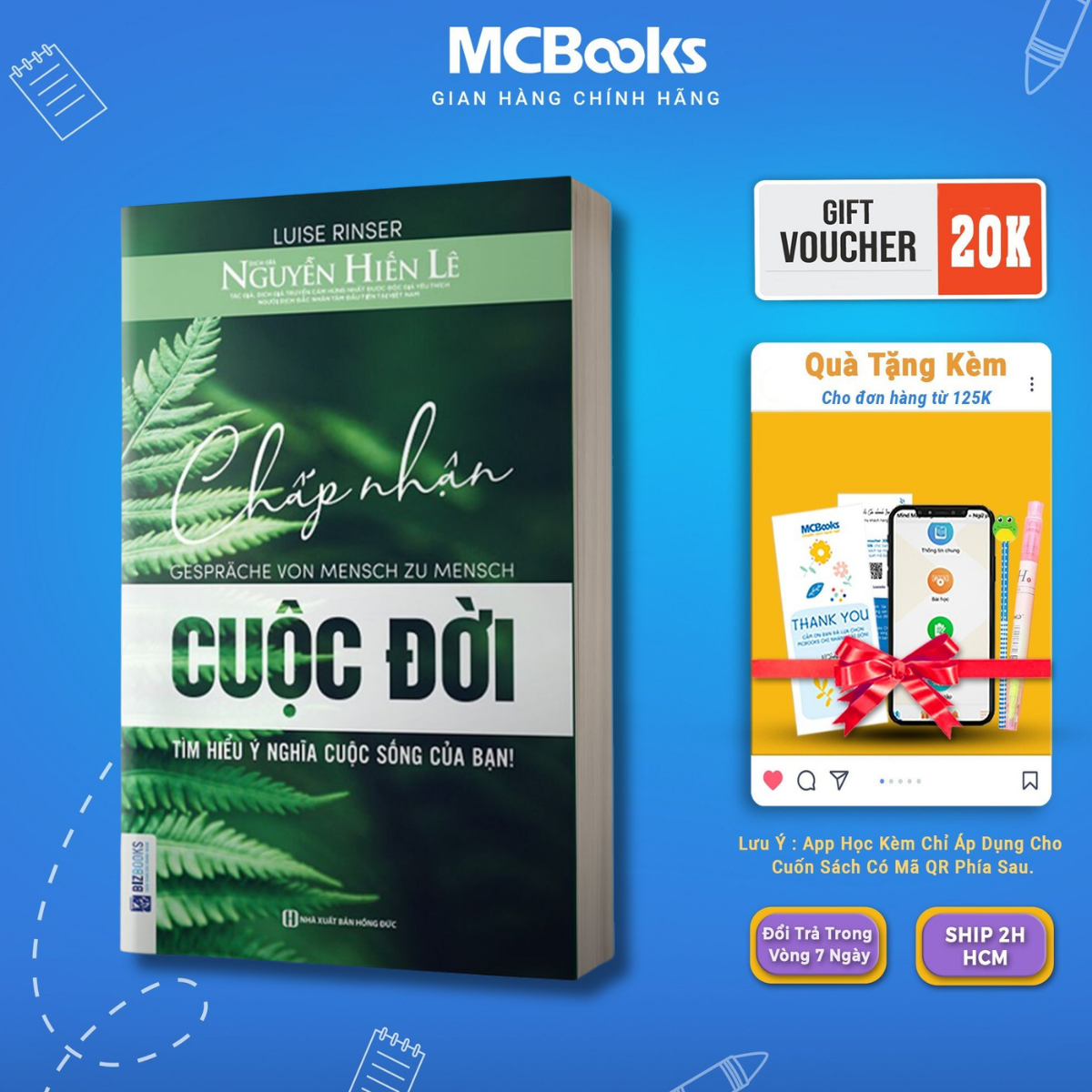 Sách - chấp nhận cuộc đời - tìm hiểu ý nghĩa cuộc sống của bạn - mcbooks