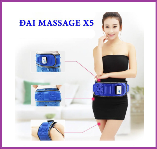 Đai Massage Giảm Mỡ Bụng Máy Mát Xa. Đai Massage Giảm Mỡ Bụng Máy Mát Xa giảm mỡ toàn thân hiệu quả cao. Đai mát xa giảm mỡ bụng X5, đai massage bụng, lưng, cổ vai gáy cho nam nữ, người tập gym.