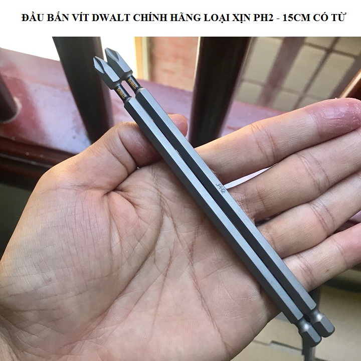 Mũi Vít DeWalt Tem Đen Loại Xịn  Chính Hãng Ph2-15cm