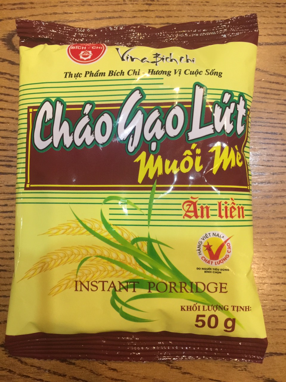 Combo 10 gói cháo gạo lứt muối mè Bích Chi