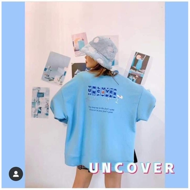 Áo Khoác Cardigan, Sweater, Jacket Uncover Nữ Nam Chất Len Fools Game Form Rộng Nút Cài Unisex 4 màu Cam, Kem, Đen, Xanh Dương