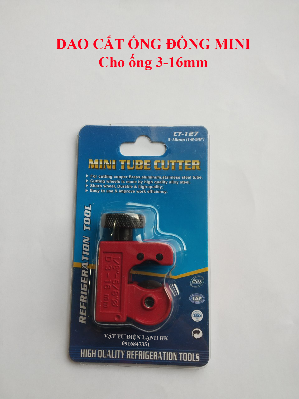 Dao cắt ống đồng mini ct127