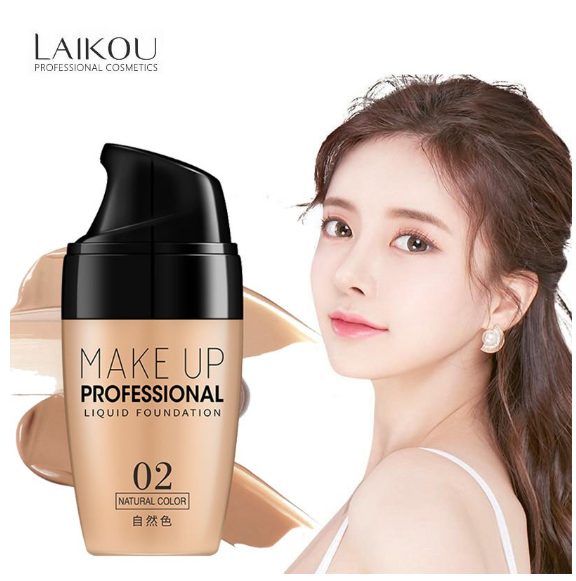 Kem nền che phủ hoàn hảo LAIKOU kem nền kiềm dầu lâu trôi foundation 30ml,Kem nền BB cream TK-38 Tayoka
