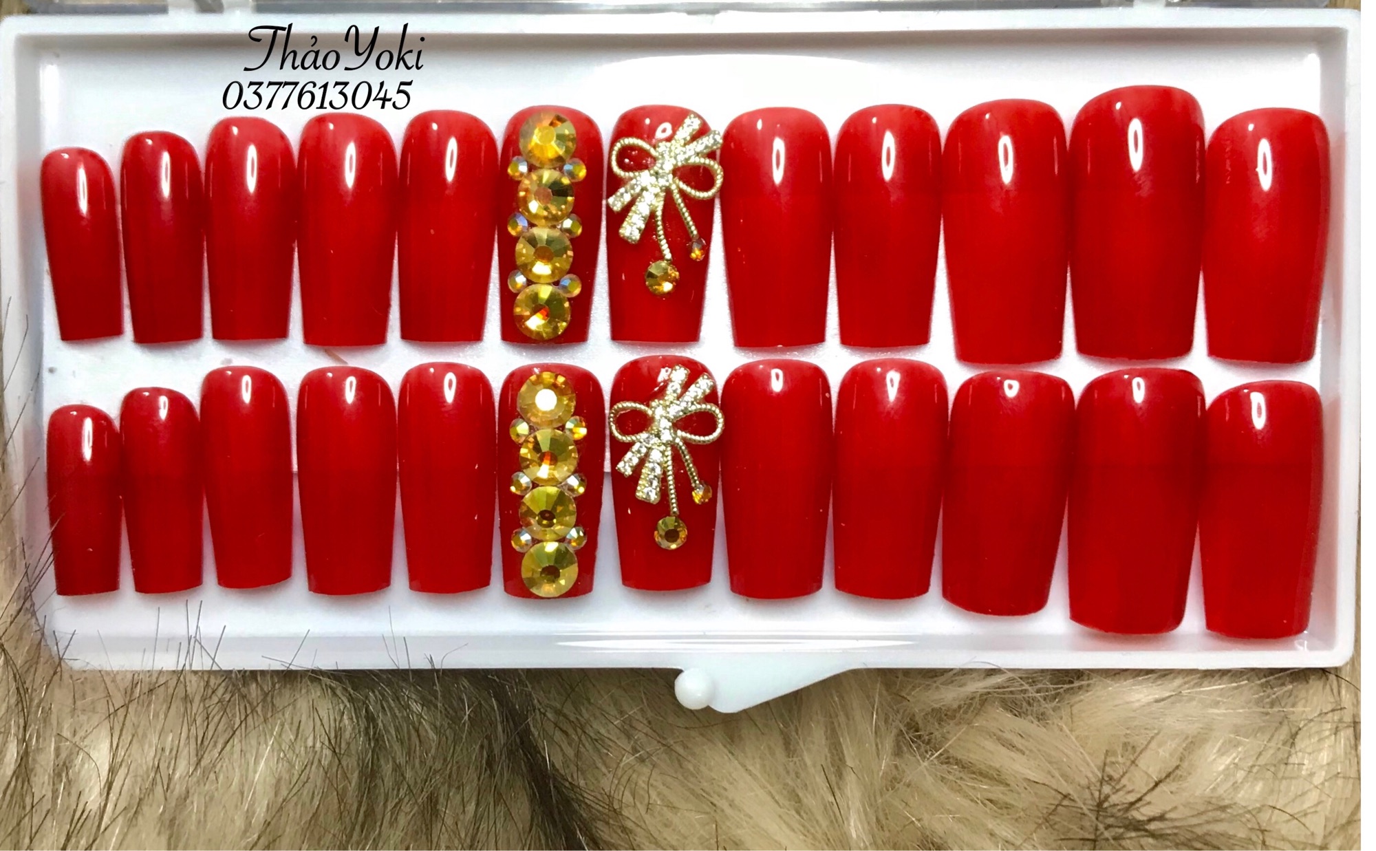 Móng tay giả Nail thiết kế bộ 24móng