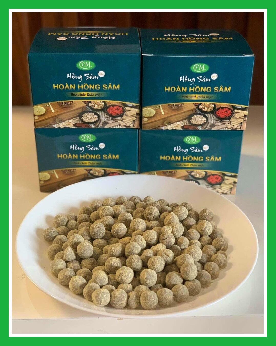 Tăng Cân Hoàn Hồng Sâm QM (Hộp 90Viên Tăng 3-6kg)