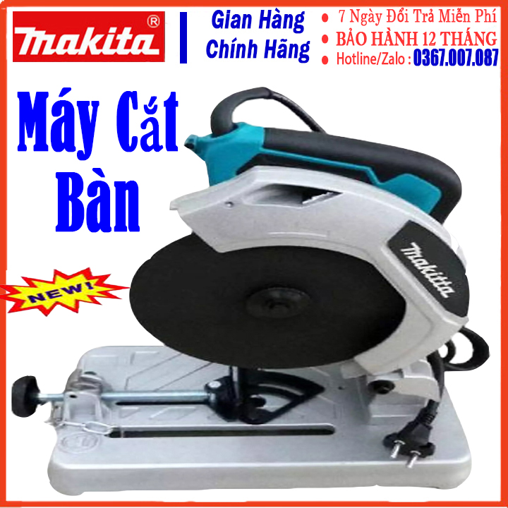 MÁY CẮT SẮT ĐA NĂNG BÀN TRƯỢT MAKITA 1200W 185MM CHUYÊN CẮT SẮT ,GỖ,NHÔM TẶNG ĐĨA CƯA VÀ ĐÁ CẮT MODEL NÂNG CẤP