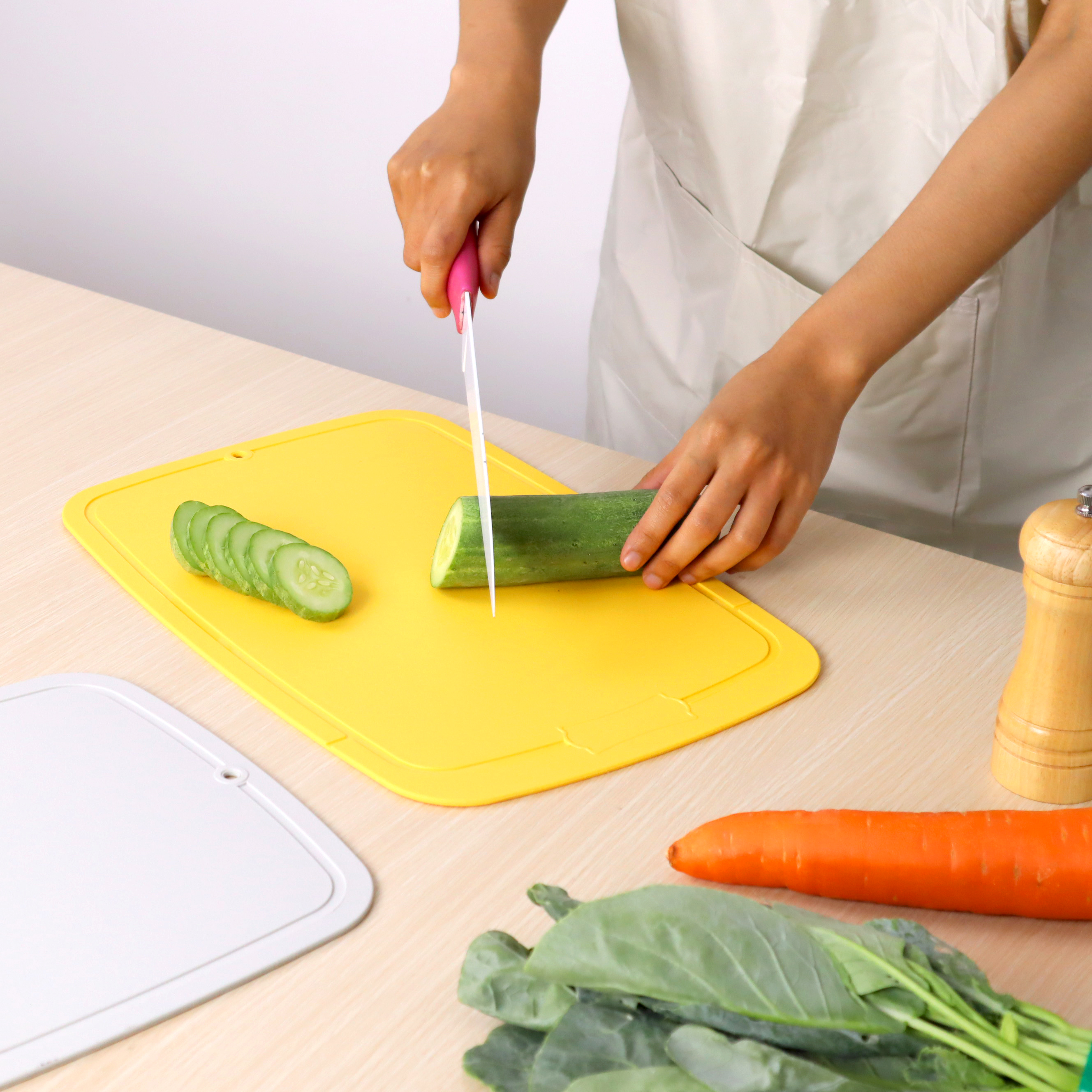 Micronware Antibacterial Super Thin Polypropylene Cutting Board for Kitchen Use