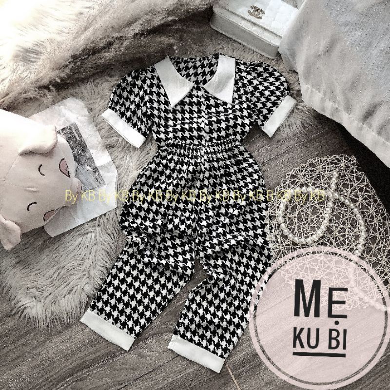 Pizama áo cộc quần dài bé gái (12_42kg)