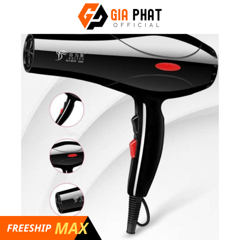 Máy Sấy Tóc 2 Chiều Deliya 8018 Công Suất Lớn 2200w Dễ Dàng Tạo Kiểu, Máy Sấy Tóc 2 Chiều Nóng Lạnh,Dụng Cụ Chăm Sóc Tóc