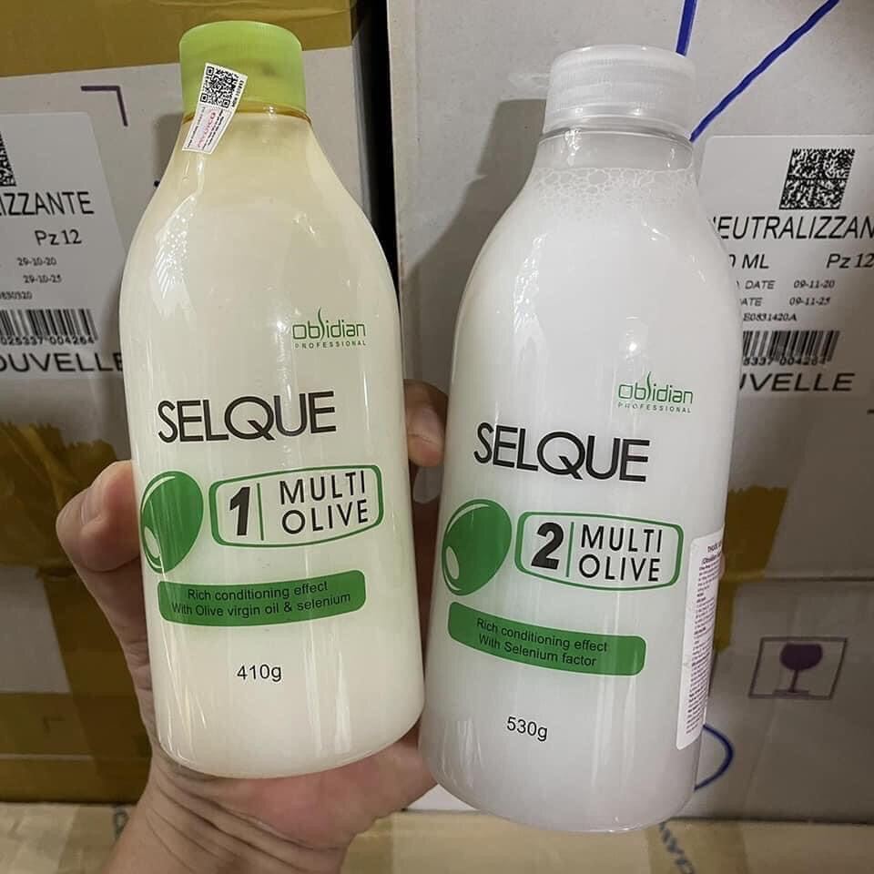 Cặp uốn lạnh olive selque obsidan cao cấp 410g- 530g - uốn lạnh mềm mượt
