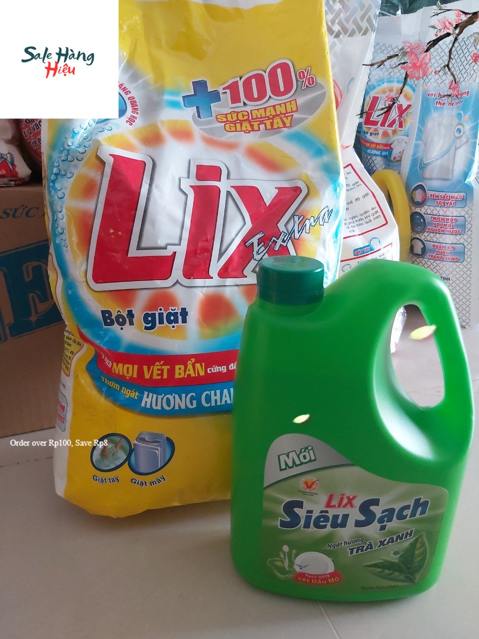 Bột giặt LIX 5.5kg Hương Chanh