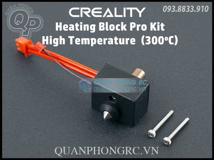 Bộ Gia Nhiệt Đùn Trực Tiếp Creality High Temperature Heating Block Pro Kit For Direct Extruder 300℃