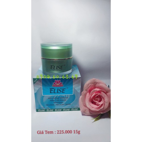 Kem Dưỡng Trắng Da Nám Tàn Nhang ELISE 15g Thảo Dược Hoa Sen