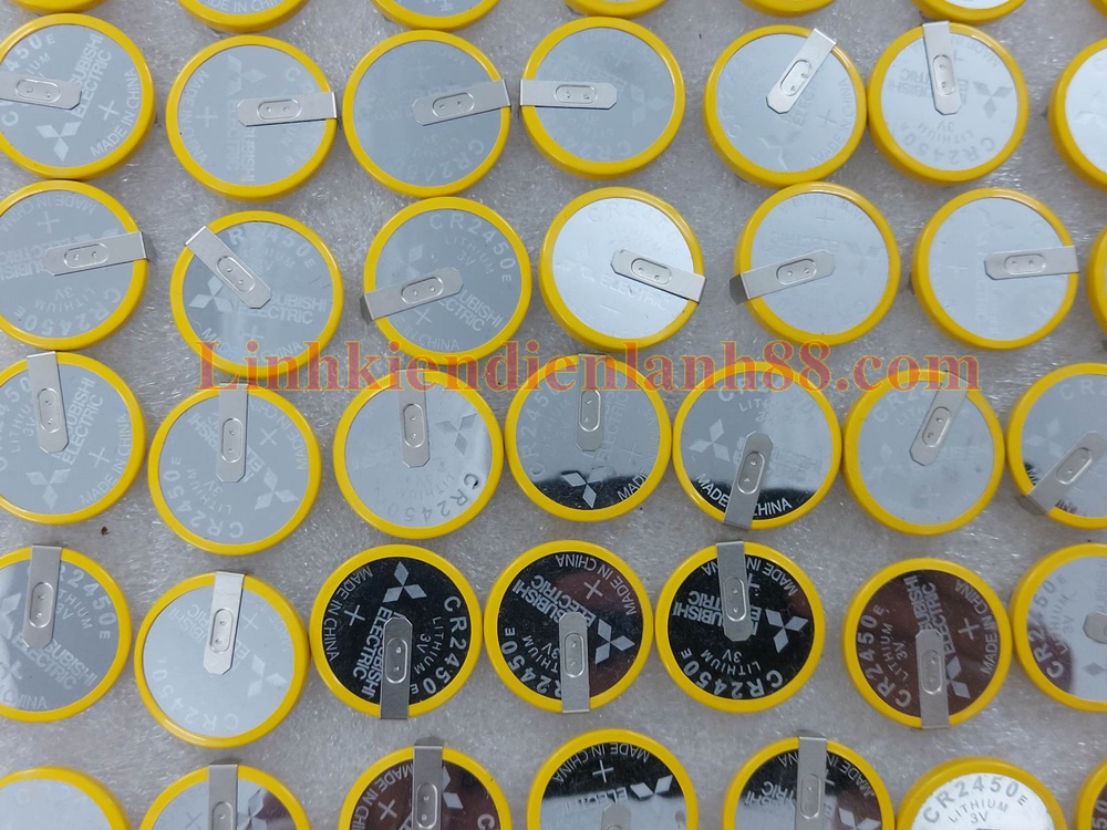 Pin CR2450 E LITHIUM 3V mới chính hãng ( pin dùng trong nồi cơm )