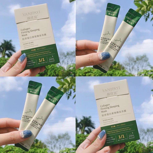 Mặt nạ ngủ thạch Collagen YANJIAYI