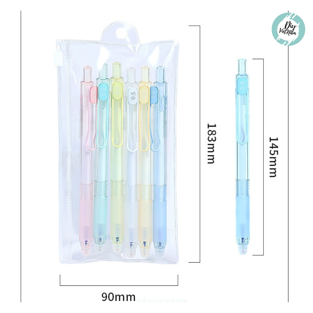 BÚT BẤM ROLLER BALL PASTEL MỰC XÓA ĐƯỢC