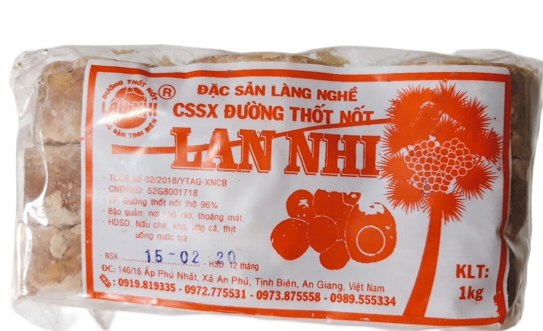 Đường thốt nốt Lan Nhi 1kg ( loại đặc biệt)