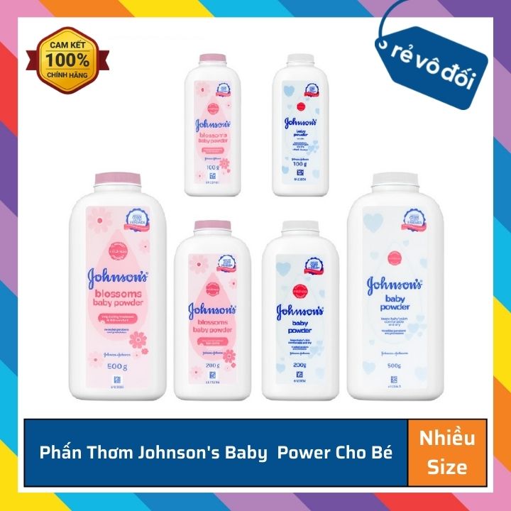 Phấn thơm Johnsons Baby Power cho bé - Thái Lan