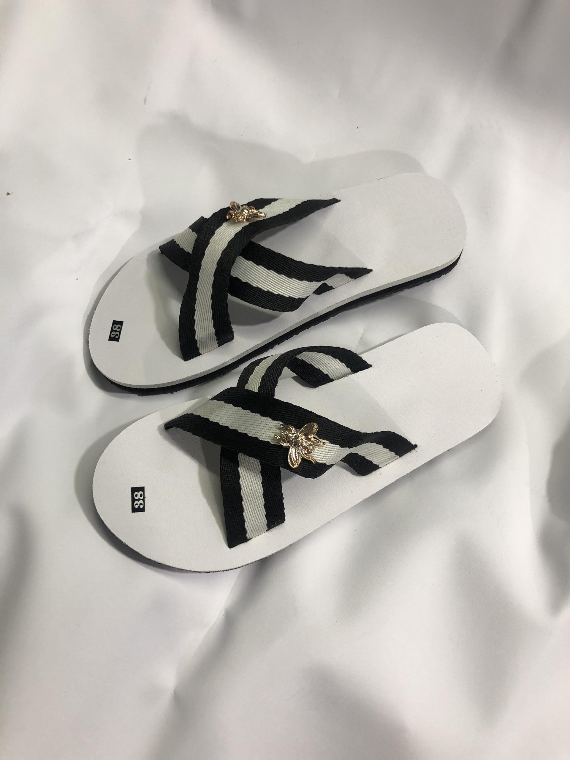 [FREESHIP + HOÀN TIỀN 50K] Dép quai chéo nam nữ ( đế trắng quai dù trắng đen ) size từ 34 đến 44