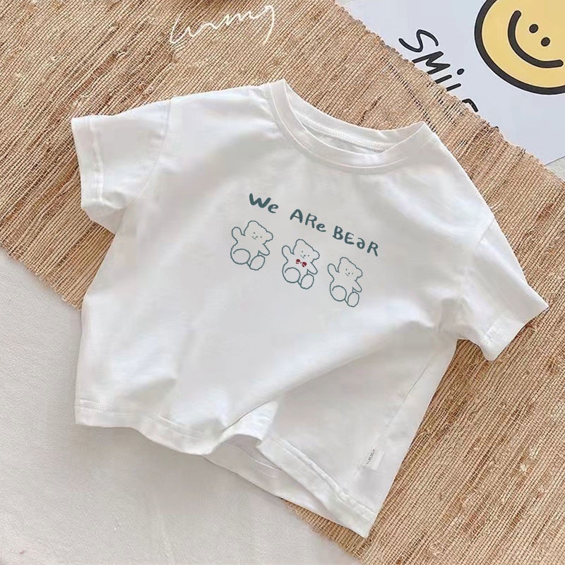 Áo thun cotton we are baer siêu dễ thương-áo thun cho mẹ và bé