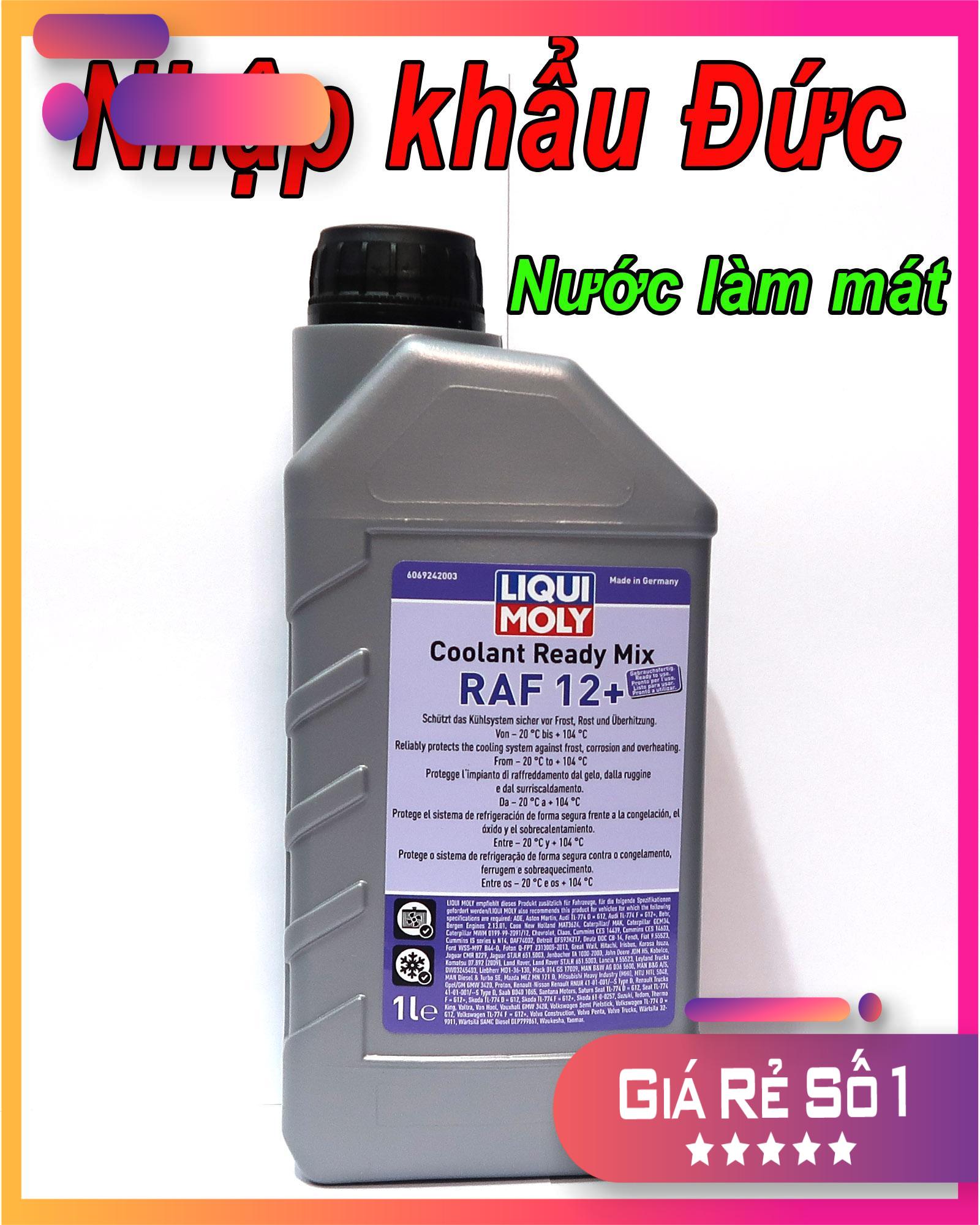 Nước mát liqui moly, nước làm mát xe máy liqui moly RAF 12+ nước mát chuyên dụng cho xe máy, oto chai 1L