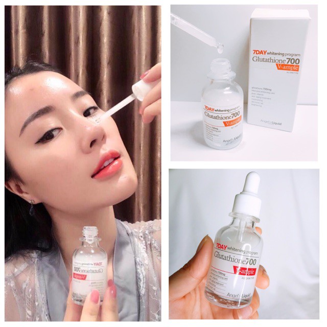 Huyết thanh trắng da 7day Whitening Program Glutathione 700 V-ample